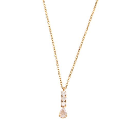 Collar cuatro circonias