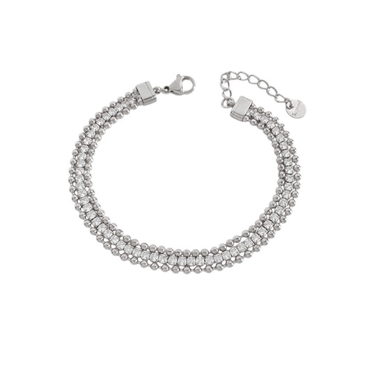 Pulsera circonia bolitas 💠