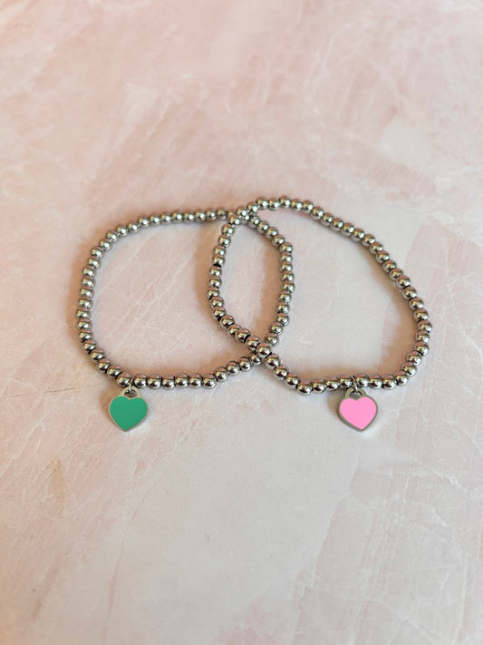 Pulsera Tiff corazon color
