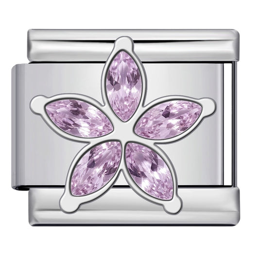 Charm flor morada