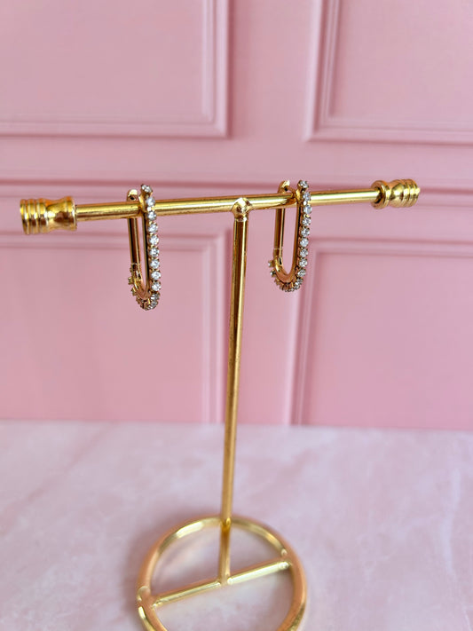 Arracada U Circonias