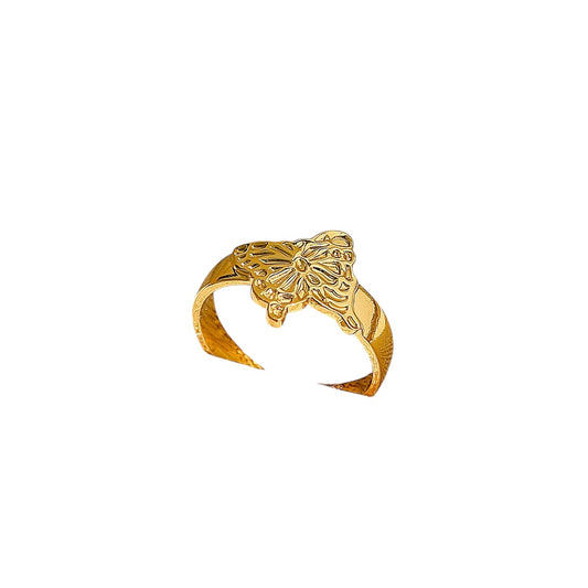 Anillo ajustable mariposa
