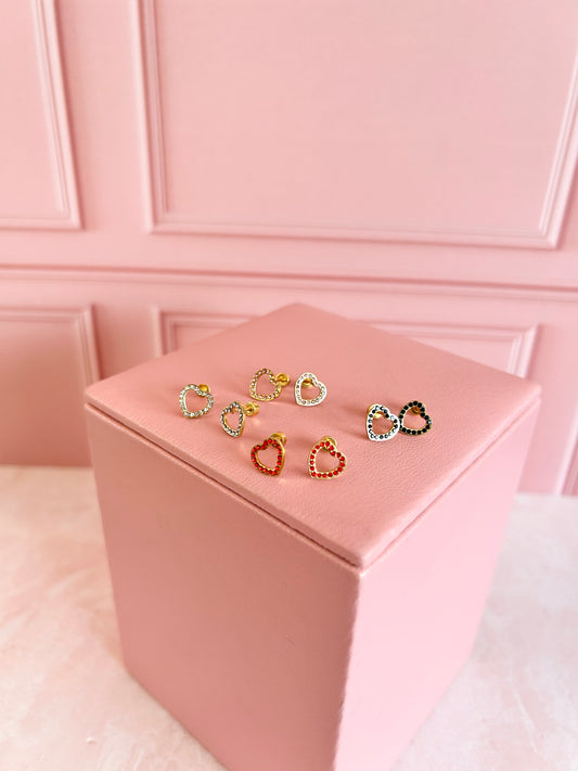 Piercing Corazón colores