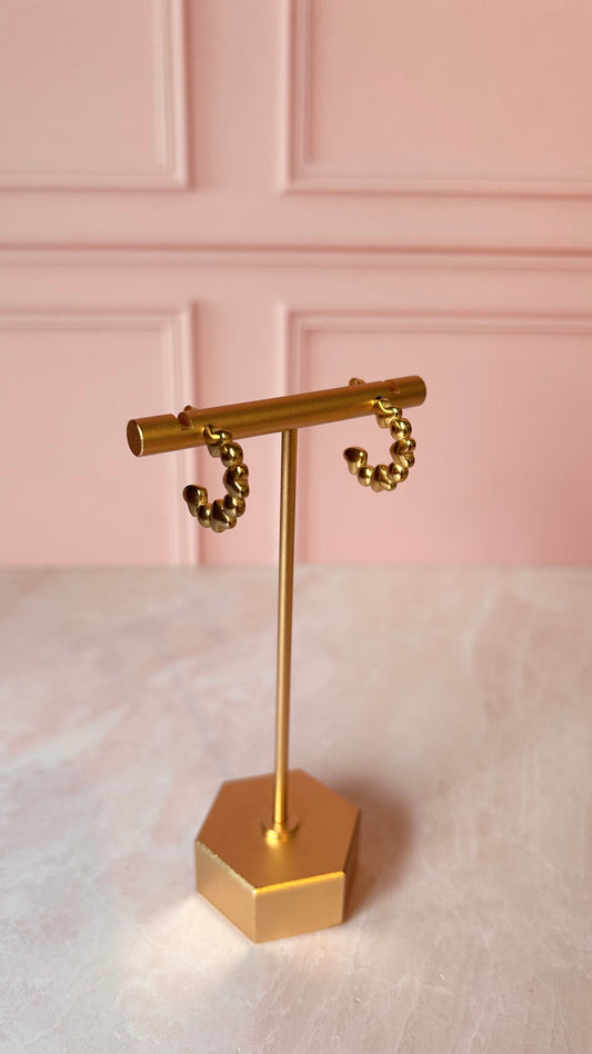 Arracada c corazones