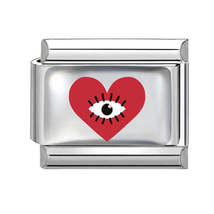 Charm corazón ojo Charm corazón ojo