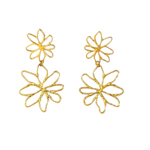 Arete flor jumbo Arete flor jumbo