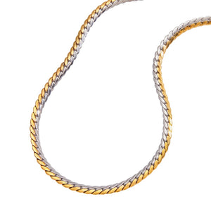 Gargantilla bicolor trenzada 🧶 Gargantilla bicolor trenzada 🧶