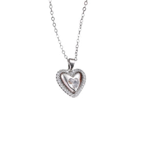 Collar corazón circonia Collar corazón circonia