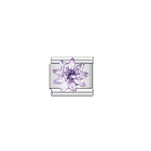 Charm flor morada Charm flor morada