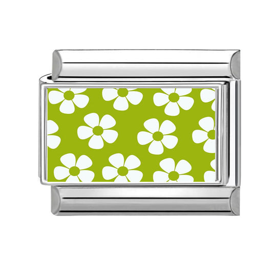 Charm verde flor