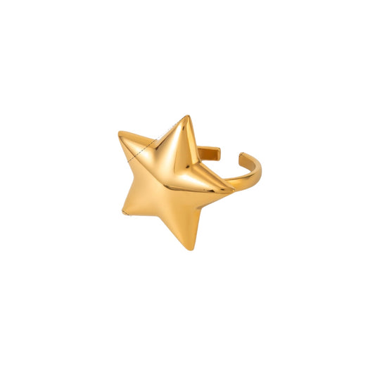Anillo ajustable estrella