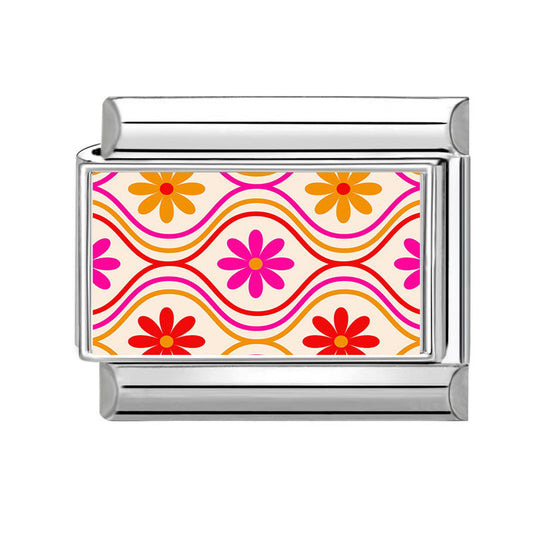 Charm flor rosa