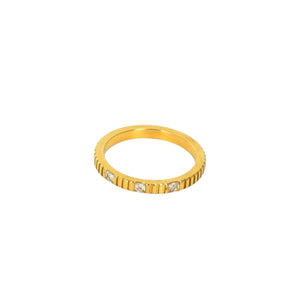 Anillo delgado circonia Anillo delgado circonia