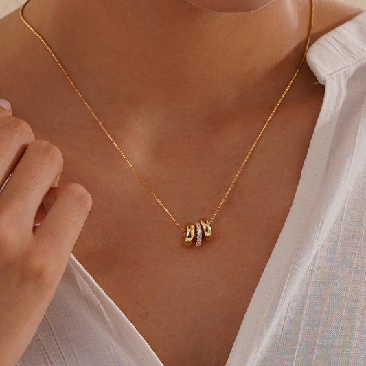 Collar discos circonia 💠