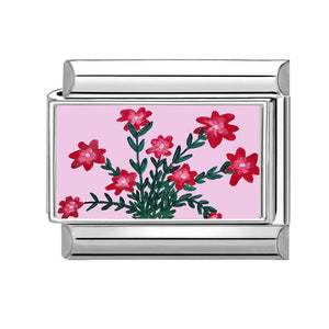 Charm Rosa flor Charm Rosa flor