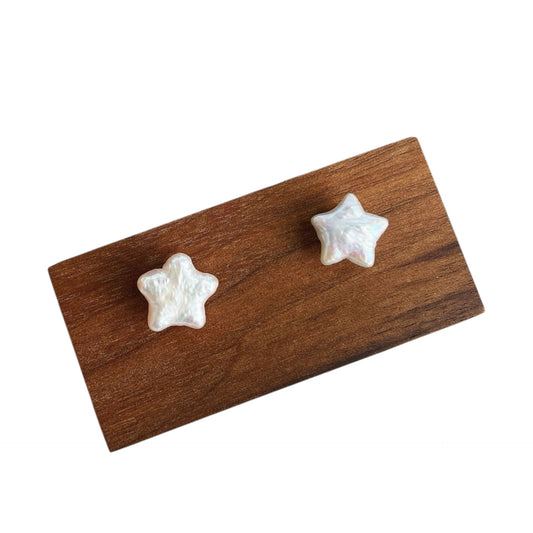 Arete perla estrella