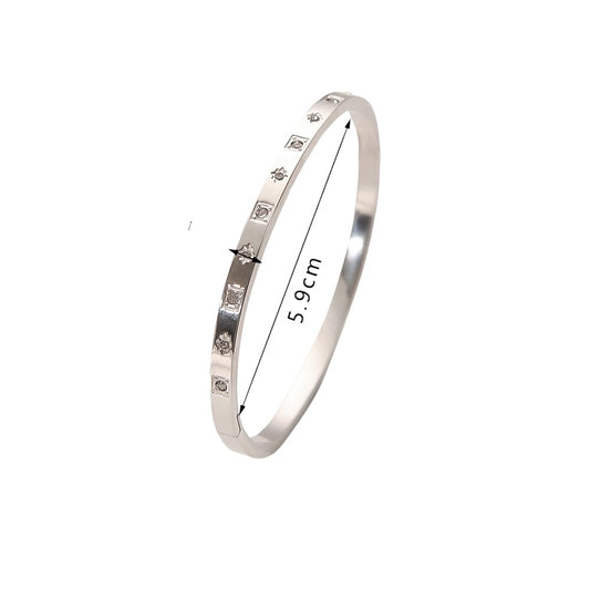 Brazalete circonia estrellas