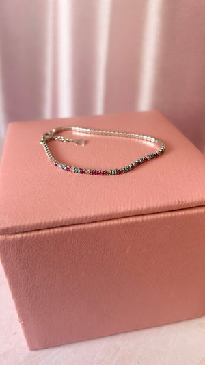 Pulsera circonia plata 925 tenis Pulsera circonia plata 925 tenis