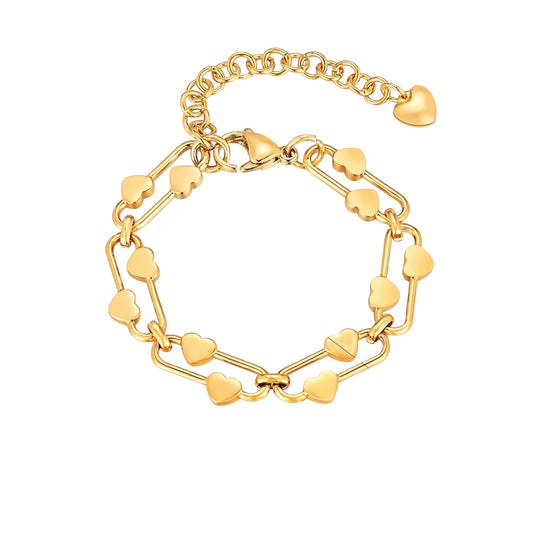Pulsera corazones