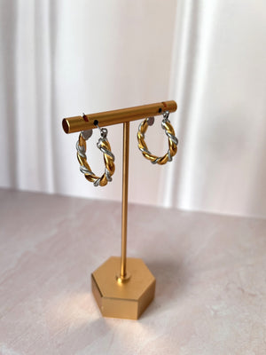 Arracada torcida bicolor Arracada torcida bicolor