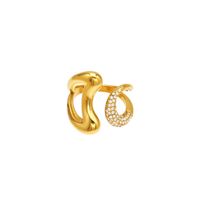 Anillo irregular circonia Anillo irregular circonia