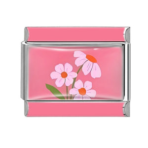 Charm Rosa flor Charm Rosa flor