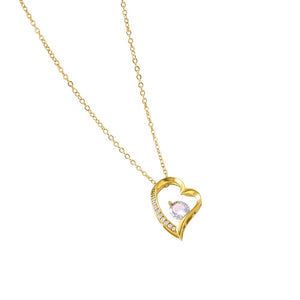 Collar corazón silueta circonia 💙 Collar corazón silueta circonia 💙