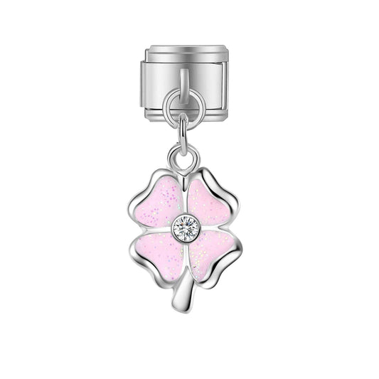 Charm flor rosa