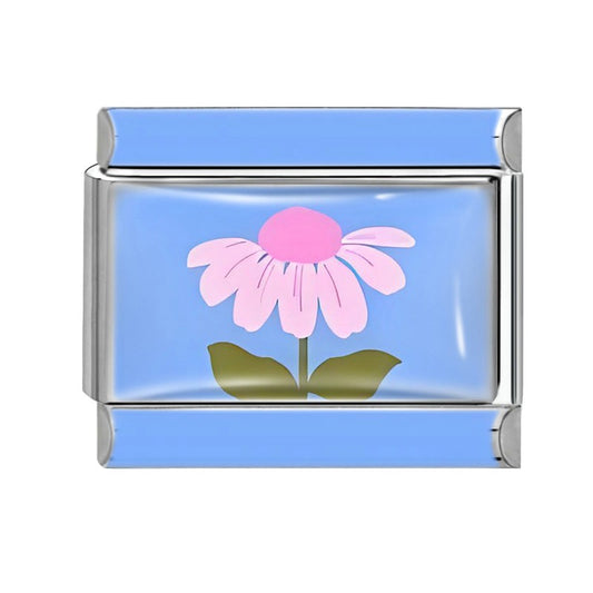 Charm azul flor