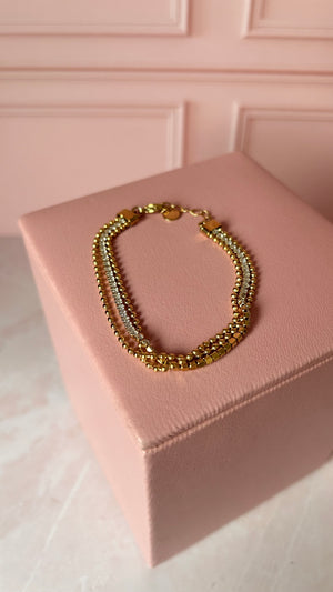 Pulsera triple circonia Pulsera triple circonia