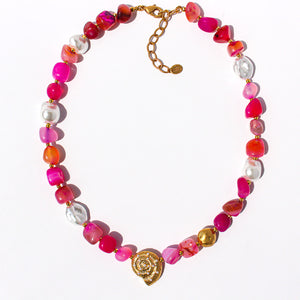 Collar caracol cuentas Collar caracol cuentas