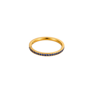 Anillo circonia azul marino Anillo circonia azul marino