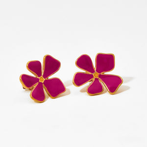 Arete flor color Arete flor color