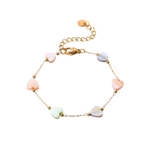 Pulsera corazón colorido Pulsera corazón colorido