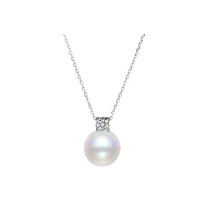 Collar perla plata 925 Collar perla plata 925