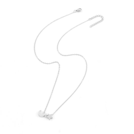 Collar luna y estrella