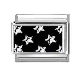 Charm negro estrella Charm negro estrella