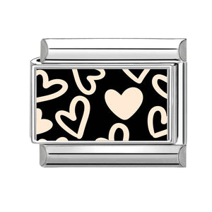 Charm negro corazón Charm negro corazón