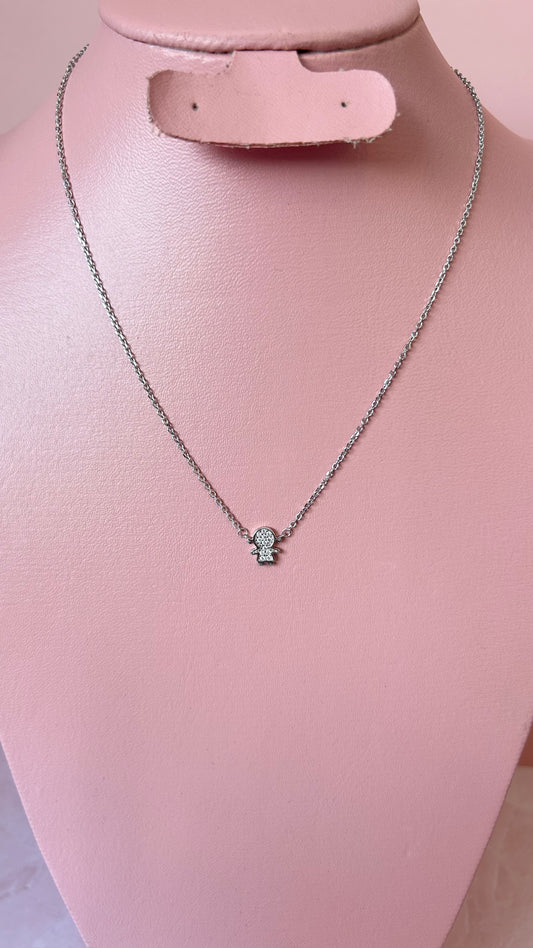 Collar niños plata 925