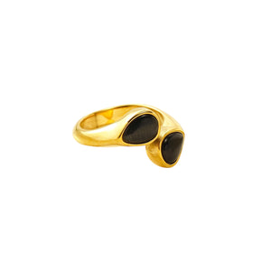 Anillo circonia negra Anillo circonia negra