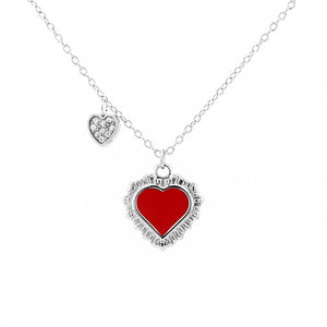 Collar corazón rojo Collar corazón rojo