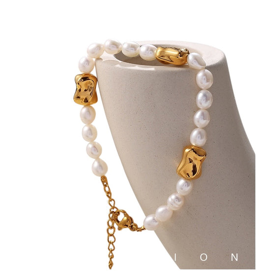 Pulsera perla natural