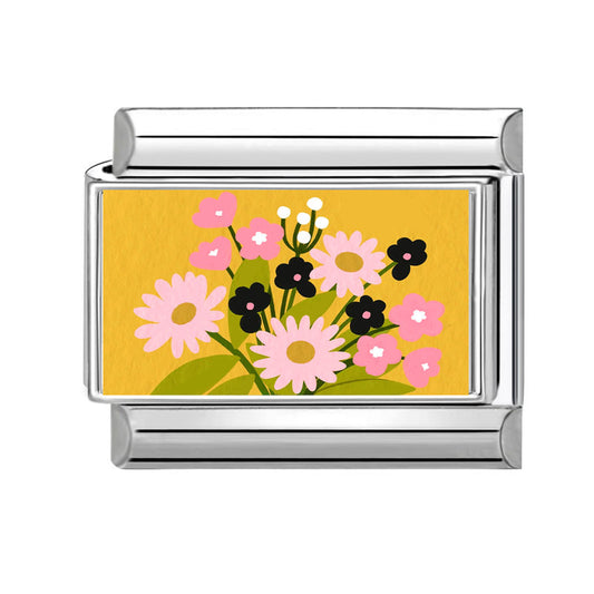 Charm naranja flor