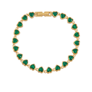 Pulsera circonia verde Pulsera circonia verde