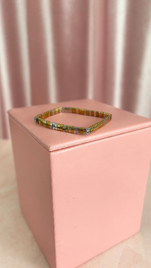 Pulsera miyuki metalizada Pulsera miyuki metalizada