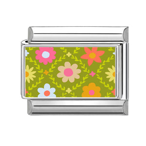 Charm flor verde Charm flor verde