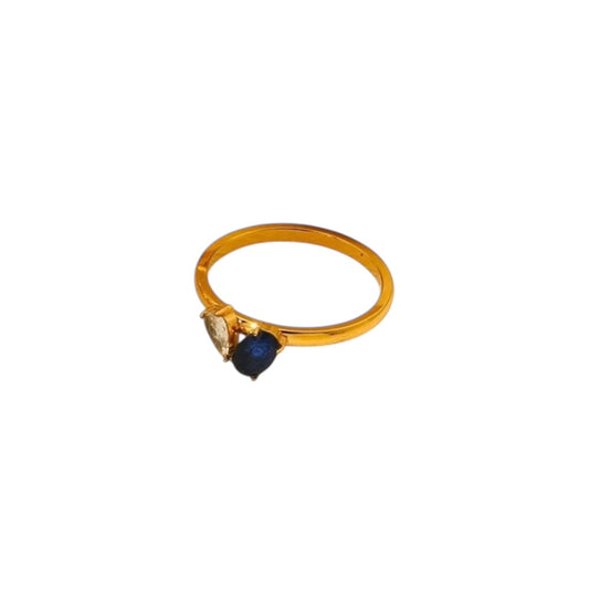 Anillo azul marino