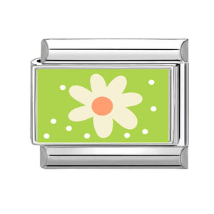 Charm verde Flor Charm verde Flor