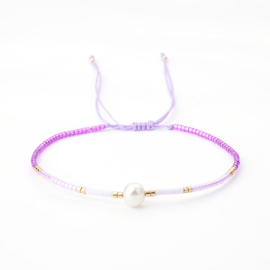 Pulsera hilo perla