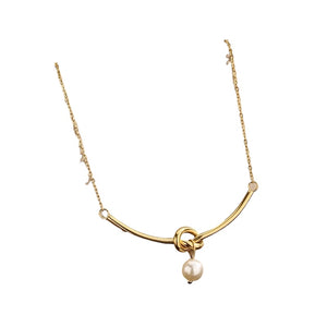 Collar nudo perla Collar nudo perla